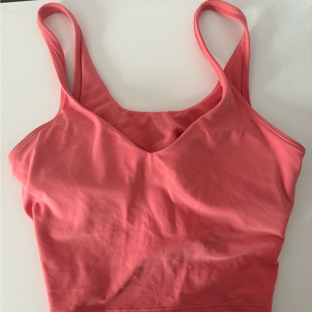 lululemon athletica Coral Pink Align Tank